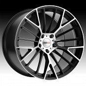 Cray Astoria Machined Black Custom Corvette Wheels